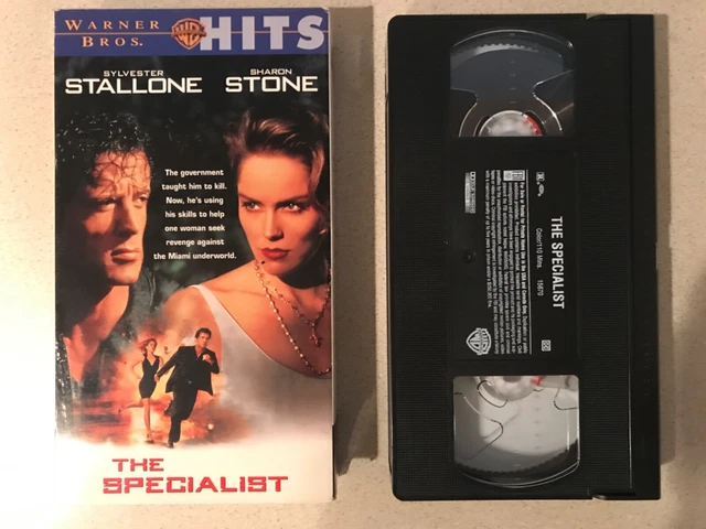 The Specialist – VHS Mit Sylvester Stallone, James Woods, Sharon Stone (105 Min.)