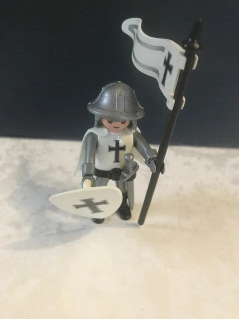 Playmobil Vintage 3378 - Set Médiéval Chevalier Et Garde De Nuit (1977) - Complet