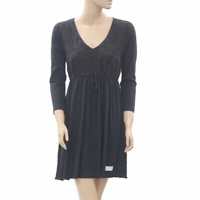 Avoria Odd Molly Antropologia Floreale Ricamato Mini Abito Tunica Vintage XS 0 212550 