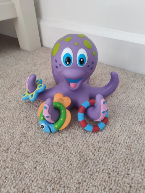 Nuby Octopus Kids Children's Bath Toy Play Fun Toy