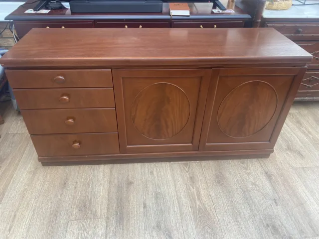 Retro/Vintage Mid Century Teak Sideboard Circles By Nathan Furniture