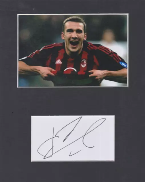 Andriy Shevchenko    **HAND SIGNED**  10x8 mounted display - AUTOGRAPHED