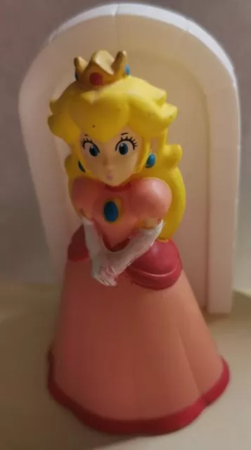 Princess Peach McDonalds Super Mario Collection 2015 Figure Toy 3.5”a18