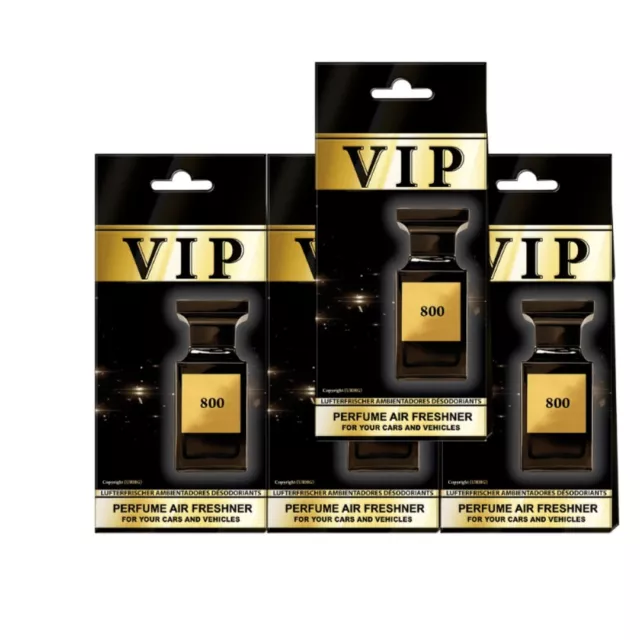 4 X 700 Caribi VIP Car Air Freshener Perfume Fragrance £11.99