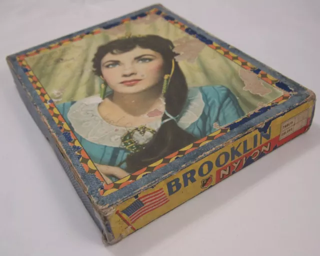 Vintage Brooklin Nylon Box w/ Elizabeth Taylor Ivanhoe - Misspelt Brooklyn