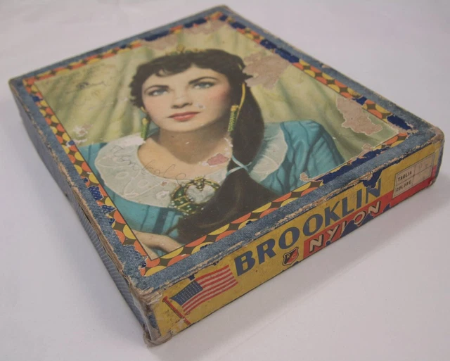 Vintage Brooklin Nylon Box w/ Elizabeth Taylor Ivanhoe - Misspelt Brooklyn