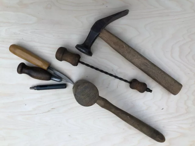 Antikes Werkzeug für Lederbearbeitung Sattler Schuster Lederwerkzeug Schuhmacher