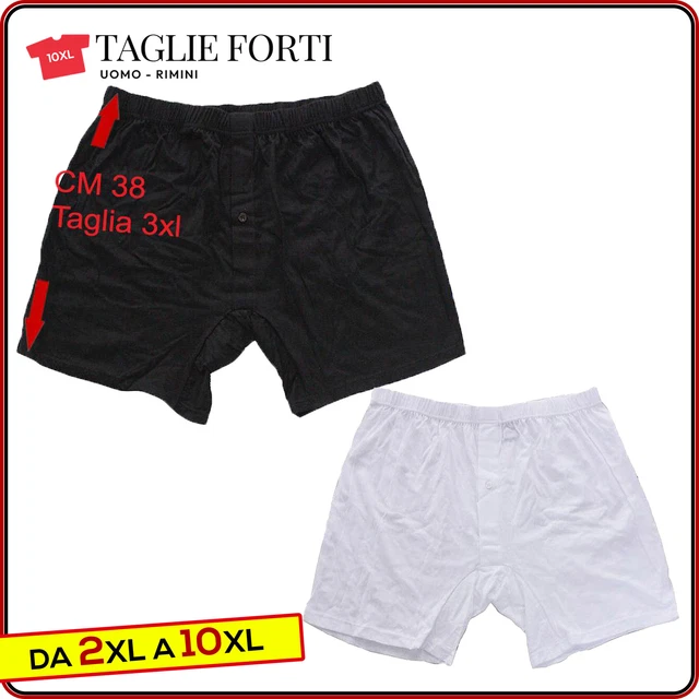 Boxer Taglie Forti Plus Size In Cotone Elasticizzato - Foto 9