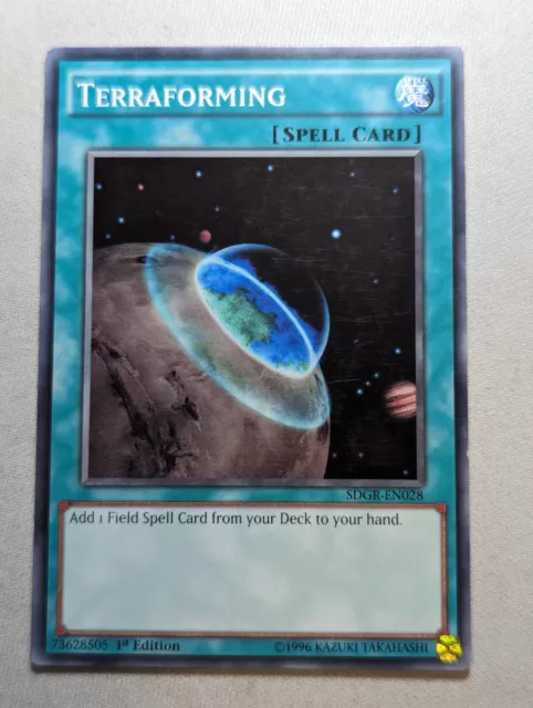 YuGiOh Terraforming Common 1st Edition SDGR-EN028