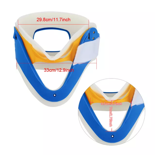 Adjustable Neck Brace Cervical Traction Fixation Spine Care Correction Prote HMO