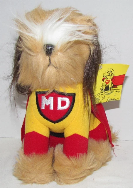 1984 Mighty Dog Plush Advertising Figure, Dakin, mint with tag