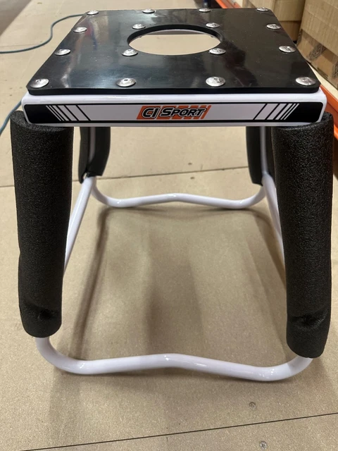 Supporto bici universale MX Motocross scatola in acciaio - Bianco