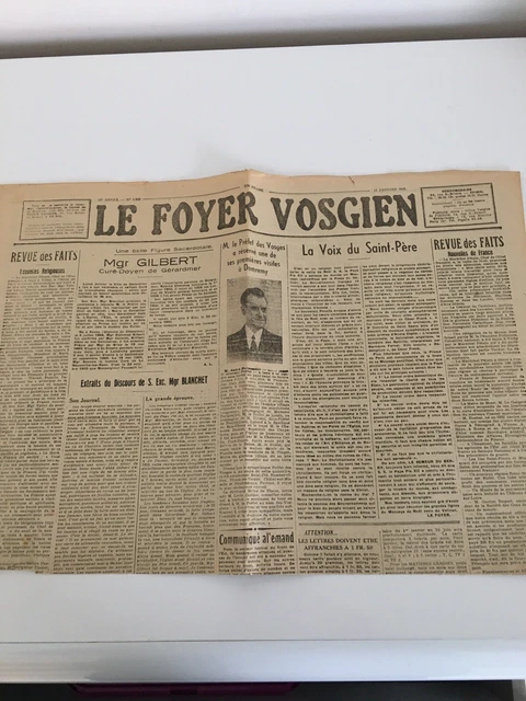 Journal 'le petit Parisien' du 28 septembre 1942 Journal 'le petit Journal 'le petit Parisien' du 28 septembre 1942 Journal 'le petit