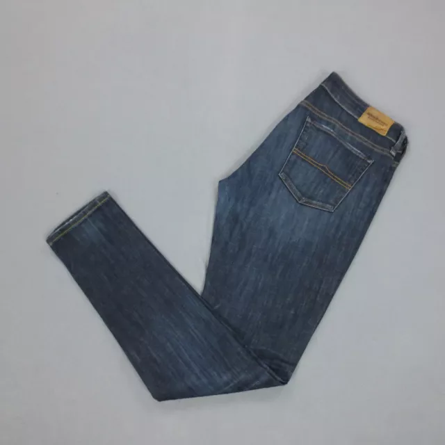 Ralph Lauren Denim & Supply Jean Homme W31 L32 Bleu Skinny Coton Zip