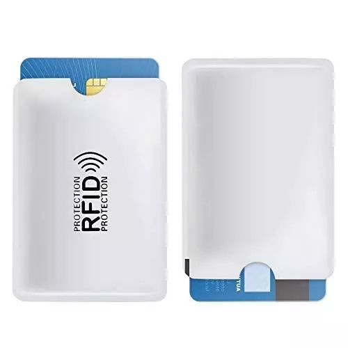 10 pcs Credit Card Protector Secure Sleeves RFID Blocking ID Holder Foil Shield