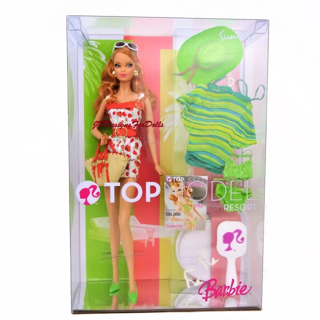 BARBIE TOP MODEL Resort Summer Muse Doll Strawberry Blonde hair
