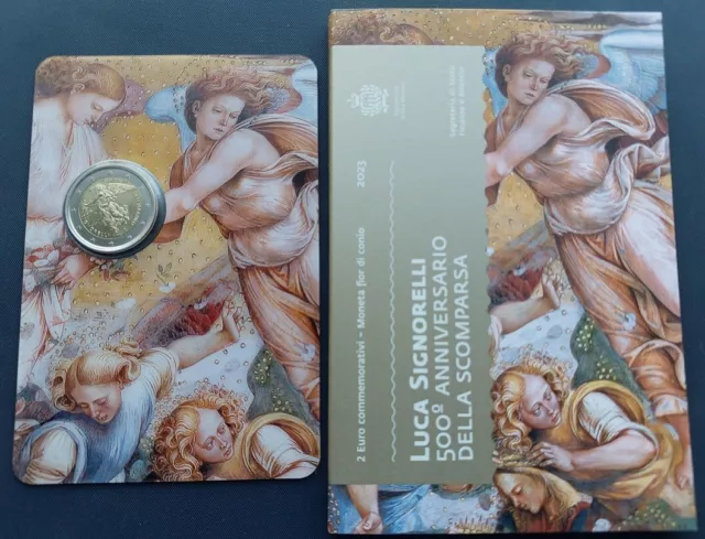 2 euro San Marino 2023 Luca Signorelli official BU folder AVAILABLE