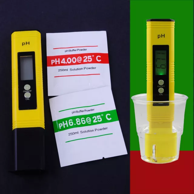 LCD Monitor PH Meter Pen Digital Tester pour Aquarium Pool Hydroponic SPA Water