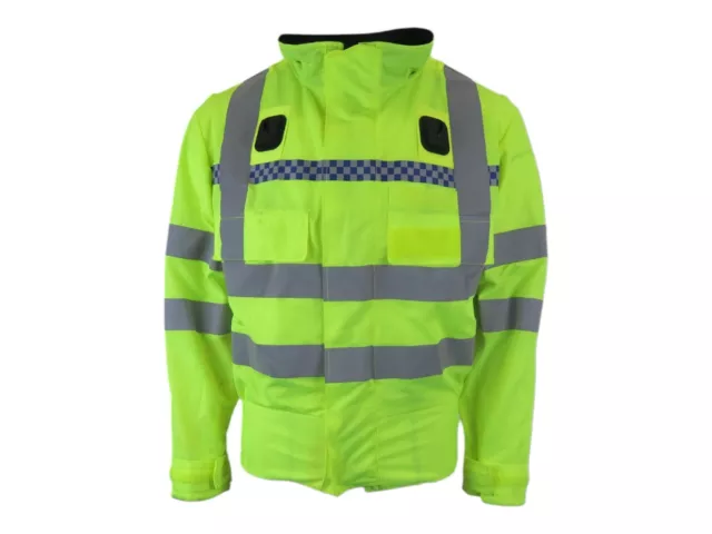 Ex Police Hi Vis Bomber Jacket Lightweight Uniform Patrol Duty Security Grade 2