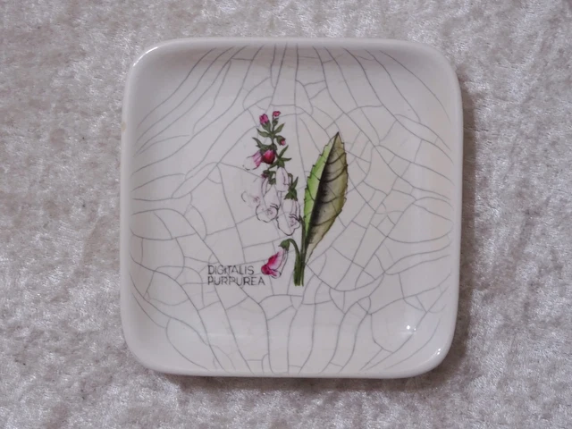 Herr Fayence Design Ceramica Piatto Decorativo Digitalis Purpurea - Stile