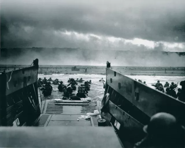 D-Day Normandy Invasion 8X10 Photo Usa Picture Wwii Us Army Military