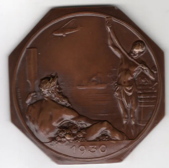 1930 Belgian Congo Medal For International Exposition of Antwerp, by Josue Dupon