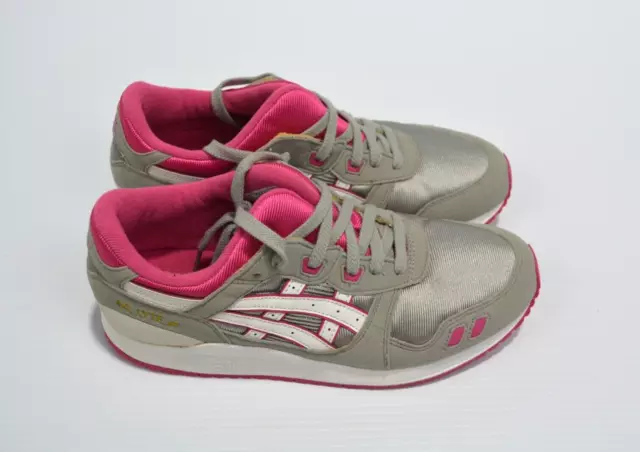 Asics GEL LYTE 3 Running Shoes Youth Size 6.5 C5A4N New with Tags Pink Grey NWT 3