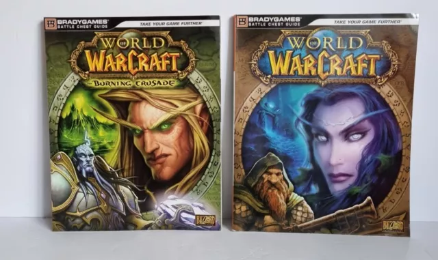 Bradygames Battle Chest Guide x 2 WORLD OF WARCRAFT & The Burning Crusade