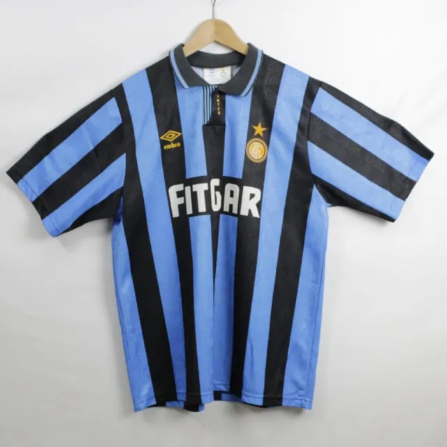 Maglietta da Calcio Inter 1991-92 Umbro numero 10  taglia L da uomo