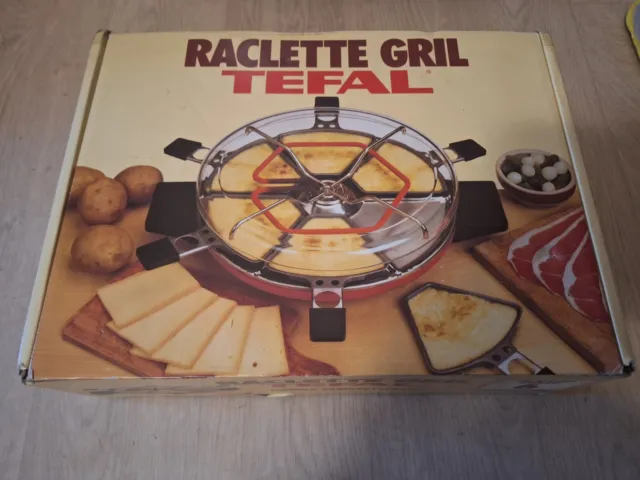 TEFAL RE1820112 Store'Inn Appareil à raclette, 6 coupelles