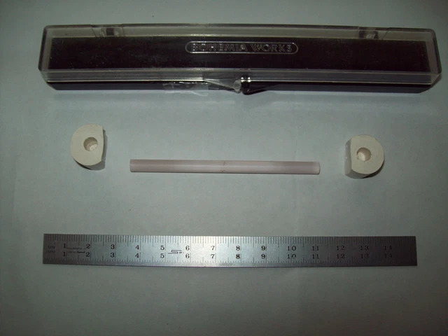 Nd:YAG laser rod 5 mm dia. x 76 mm length, made in Czech Republic