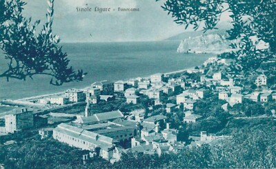 p. Savona Finalborgo panorama generale dal Castello spedita f 