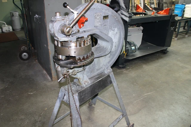 ROTEX #18A MANUAL TURRET PUNCH,  8ton