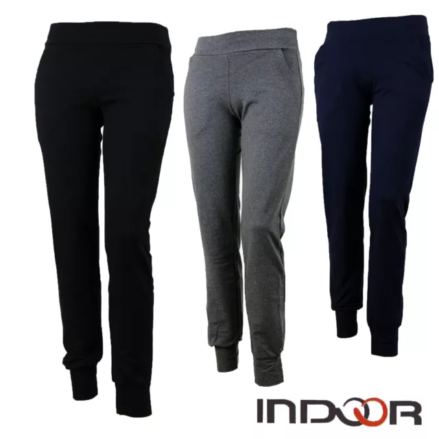 Pantaloni Donna Fitness Tuta con Polsini INDOOR Felpati Made in Italy GELSTORE