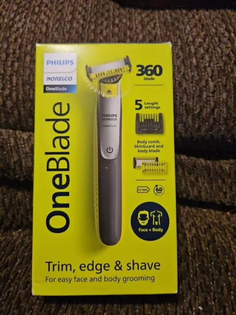 Philips Norelco OneBlade 360 Electric Trimmer Razor Shaver for body and face New