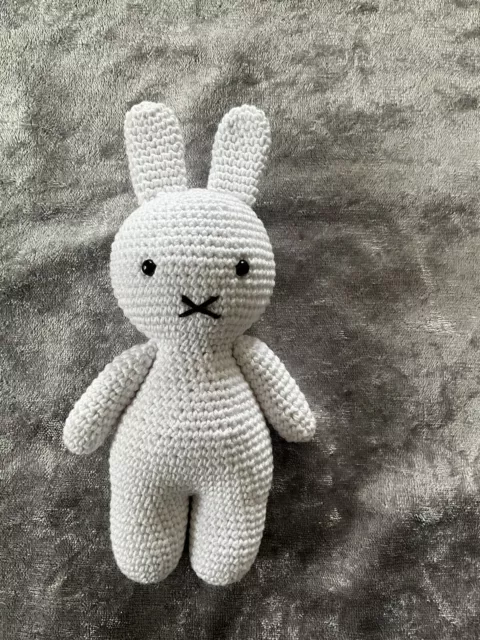 hand made amigurumi crochet toy Miffy Rabbit White