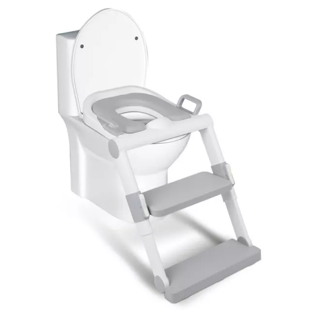 Toilettentrainer WC Sitz mit Treppe Kinder mit Leiter Toilettensitz Baby