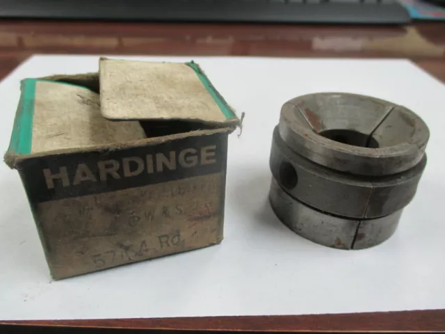 Surplus Hardinge Brand Warner & Swasey #3 Round Smooth 57/64" Collet Pad