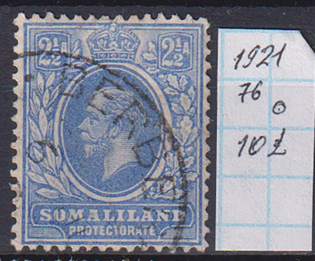 Somaliland 1921 GV 2,5a SG#76 - 10£ Used Scarce & Rare!