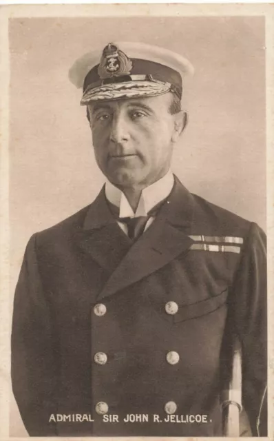 Admiral Sir John Rushworth Jellicoe Vintage Real Photo WW1 Military Postcard