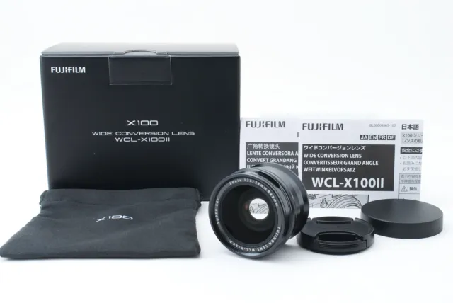 Fujifilm WCL-X100 II Wide Conversion Lens black From Japan [Near Mint] #1144221