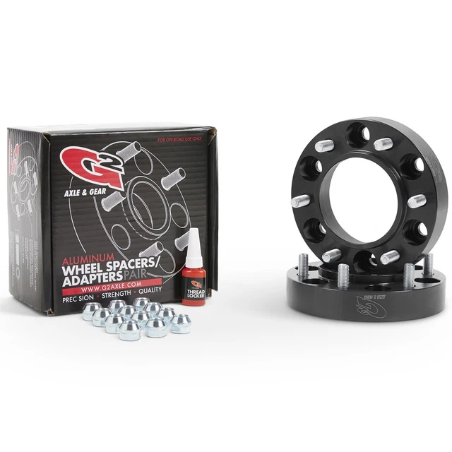 G2 Axle&Gear Billet Wheel Spacers 6 X 5.5 Bolt 1.25" Thickness For 00-06 Tundra
