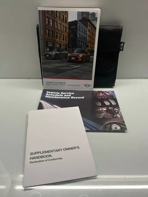 Mini Cooper / One / S / D Owners Pack / Handbook / Manual + Wallet 18~22 (2018)