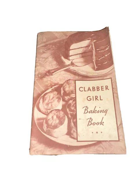 Clabber Girl Baking Book 1934 Vintage 19 Pages
