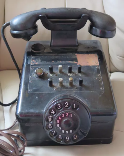 Vintage Metal Cased Telephone
