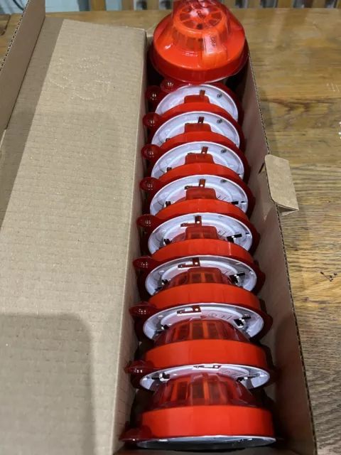 10 X Apollo S65 A1R 55000-122APO Rilevatore di calore allarme antincendio nuovo con scatola