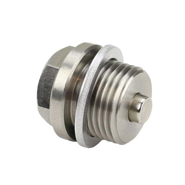 Made In USA - M20 X 1.5MM Stainless Steel Magnetic Oil Drain Plug with Neodym