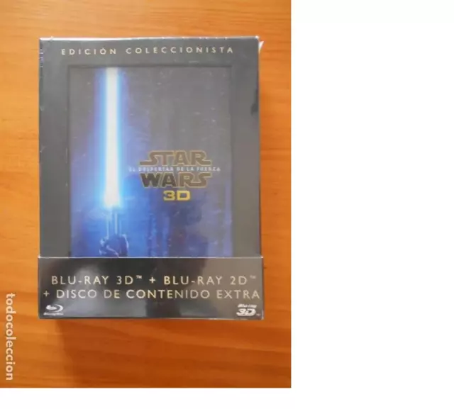 Blu-Ray 3D + Blu-Ray 2D Star Wars El Despertar De La Fuerza - Coleccionista (D4)