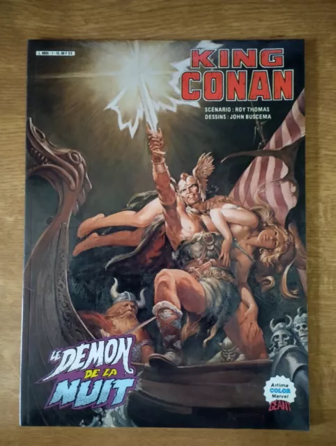 KING CONAN N°1 LE DEMON DE LA NUIT L8805-1 1984 ÉDITION Artima color Géant