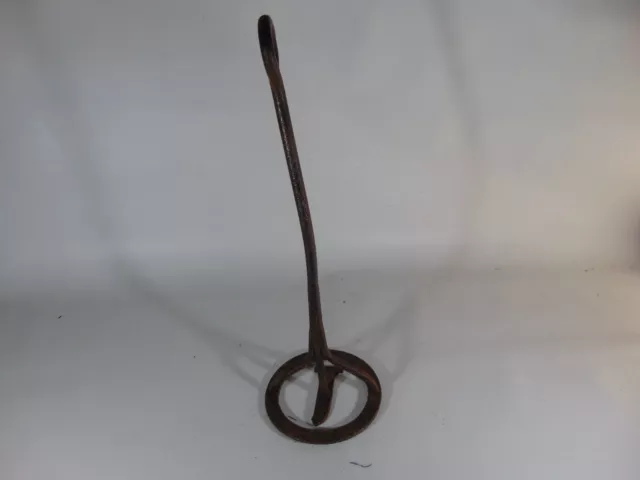 Hand Hammered Wrought iron 19th Century Cow Branding tool